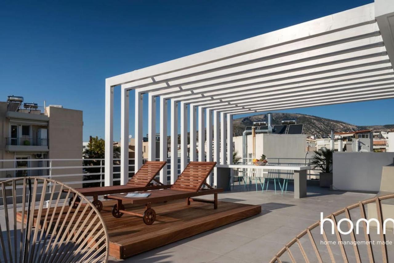아테네 Brand New Homm Penthouse In Ano Glyfada, Dilou 아파트 외부 사진