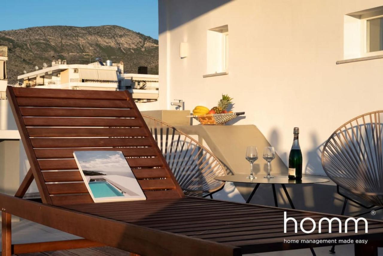 아테네 Brand New Homm Penthouse In Ano Glyfada, Dilou 아파트 외부 사진