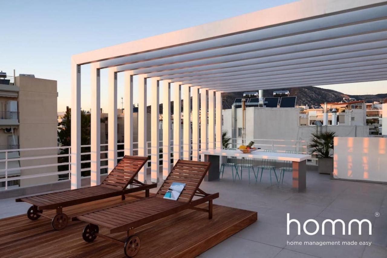 아테네 Brand New Homm Penthouse In Ano Glyfada, Dilou 아파트 외부 사진